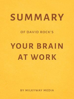 cover image of Summary of David Rock's Your Brain at Work